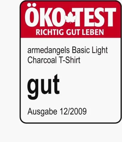 Bild: Öko-Test bewertet armedangels mit GUT