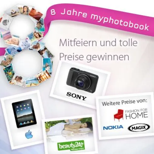Acht Jahre myphotobook – Berliner Unternehmen feiert Bild: Acht Jahre myphotobook – Berliner Unternehmen feiert
