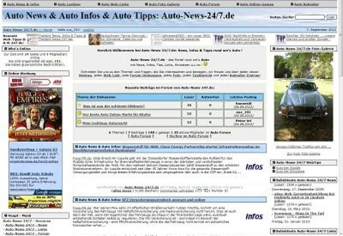 Erfolgreicher Relaunch des AutoPortals Auto-News-247.de Bild: Erfolgreicher Relaunch des AutoPortals Auto-News-247.de