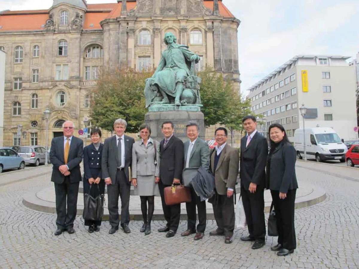 Präsidium Thai National Shippers Council besucht Magdeburg und Berlin