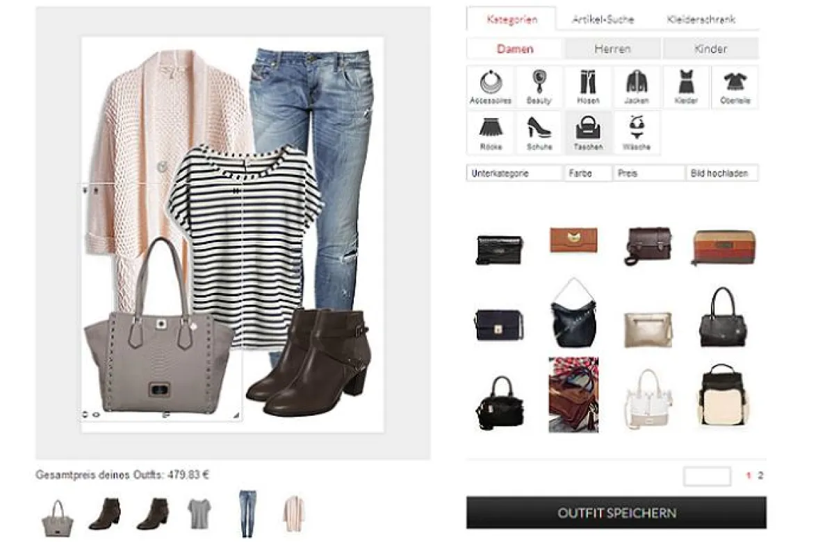 Outfit-Designer DRESSCLEVER