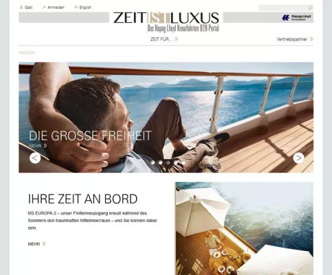 Bild: B2B-Portal von Hapag-Lloyd Kreuzfahrten ist online