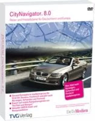 Bild: CityNavigator. 8.0 ab Ende Oktober neu im Handel - am Computer planen, mit dem Navi fahren
