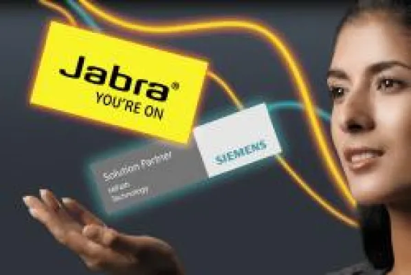 Bild: Jabra und Siemens Enterprise Communications gemeinsam auf NT HiWay Roadshow