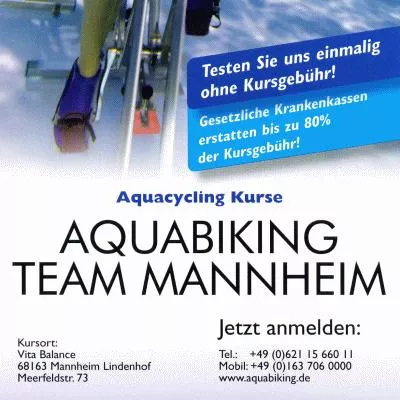 Bild: Aqua Biking und Aqua Cycling – Der neue Fitnesstrend wird auf neuem Internetauftritt vorgestellt