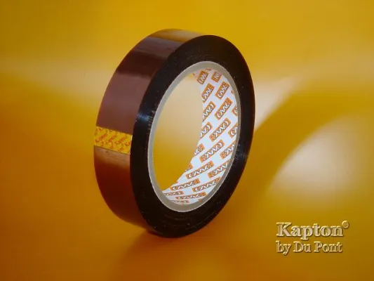 Kapton® - Klebebänder für Temperaturen von -196K bis +600K Bild: Kapton® - Klebebänder für Temperaturen von -196K bis +600K