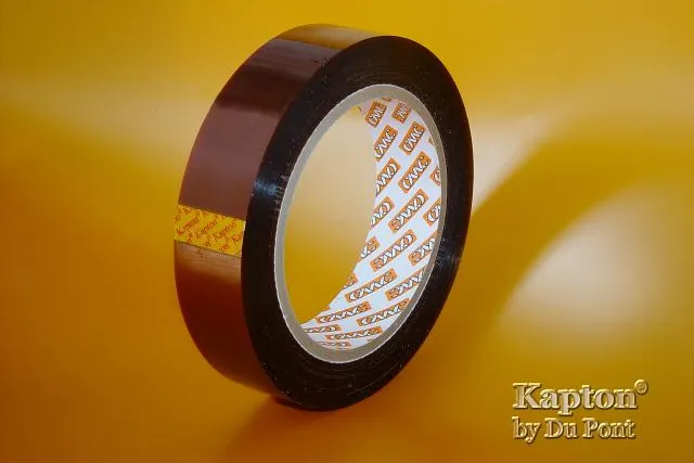Kapton® - Klebebänder für Temperaturen von -196K bis +600K Bild: Kapton® - Klebebänder für Temperaturen von -196K bis +600K
