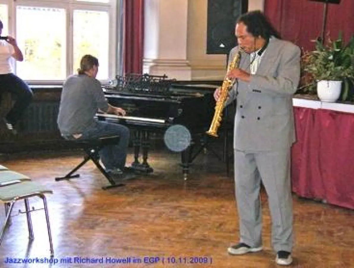 Jazzworkshop mit RIchard Howell am Einstein-Gymnasium Potsdam