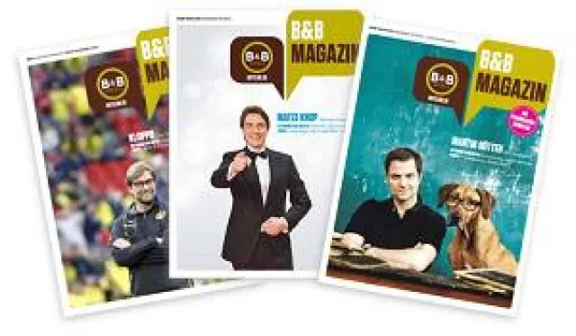 Bild: Seit einem Jahr bei B&B HOTELS inklusive: das B&B MAGAZIN