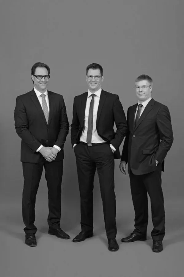 Geschäftsführung von Movecat mit COO Thomas Abele, CEO Andrew Abele und CFO Oliver Nachbauer (von li