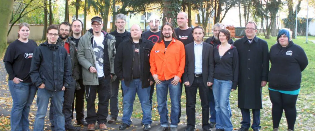 Gruppenfoto der oberpfälzer Piraten