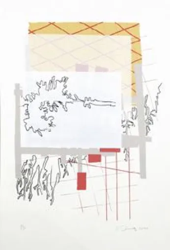 Bild: Siebdruck Edition der Stipendiaten 2009/10 der Lepsien Art Foundation
