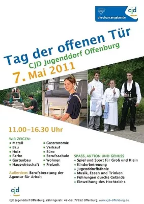 Bild: Tag der offenen Tür im CJD Jugenddorf Offenburg am 7. Mai 2011: Erlebnis- und Entdeckungsreise ins Jugenddorf