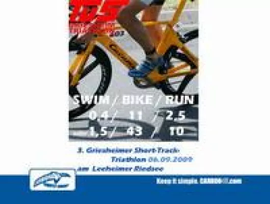 Bild: Frankfurt-City-Triathlon 2009 fällt ins Wasser - Zum 3. Griesheimer Short-Track-Triathlon am 6. September 2009