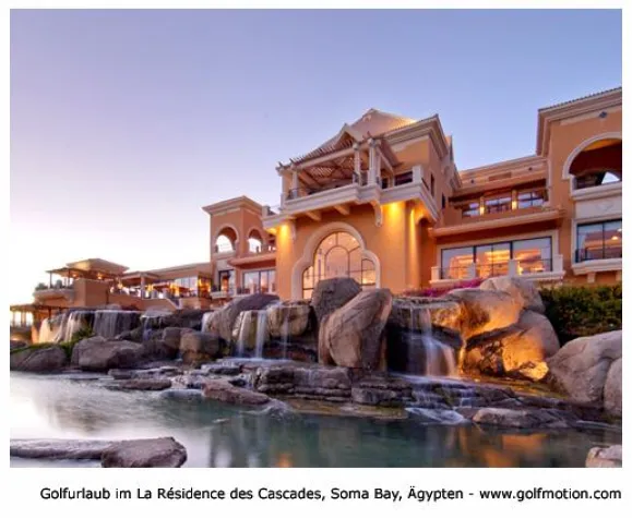 Bild: Auf"schwung" in Ägypten einmal anders: Golf am Roten Meer