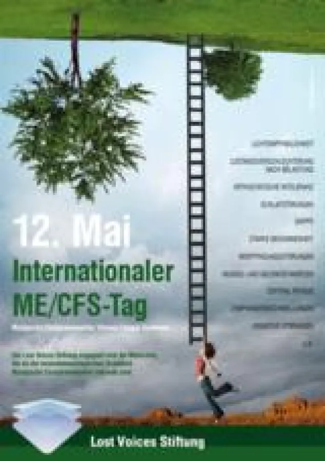 Plakat anläßlich Internationalem ME/CFS-Tag