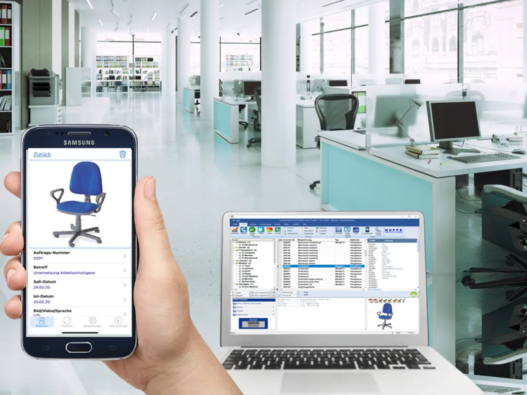Inventarsoftware sorgt für Transparenz bei der Inventarverwaltung (© Hoppe Unternehmensberatung)