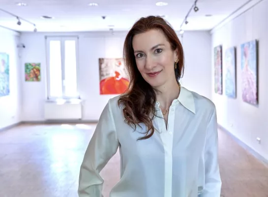 Bild: Kunstausstellung "The Poetry of Colors" mit Bildern von Damaris Dorawa