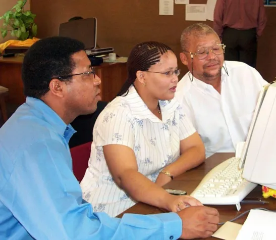 Bild: Eine neue Bibel in Khoekhoegowab