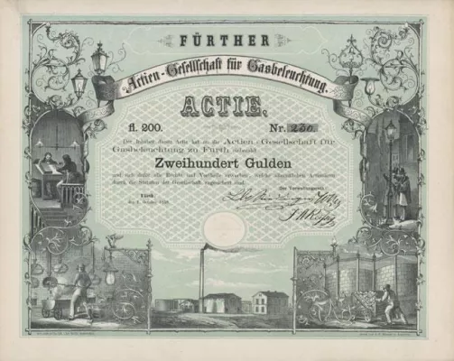 Bild: Frankens Wirtschaftsgeschichte zum Anfassen – Historische Wertpapiere auf dem Nürnberger Börsentag
