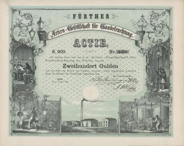Bild: Frankens Wirtschaftsgeschichte zum Anfassen – Historische Wertpapiere auf dem Nürnberger Börsentag