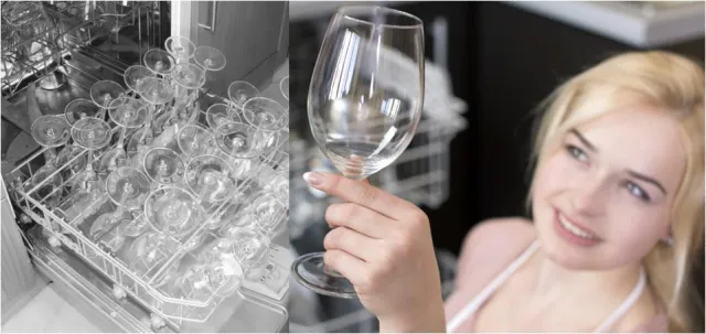 Fester Sitz für edle Gläser: Wein- und Sektgläser von Hand spülen war gestern! Bild: Fester Sitz für edle Gläser: Wein- und Sektgläser von Hand spülen war gestern!