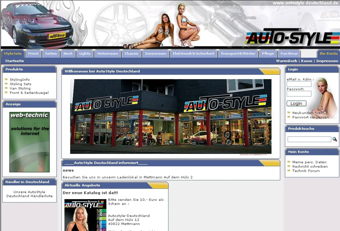 autostyle deutschland der xanario webshop