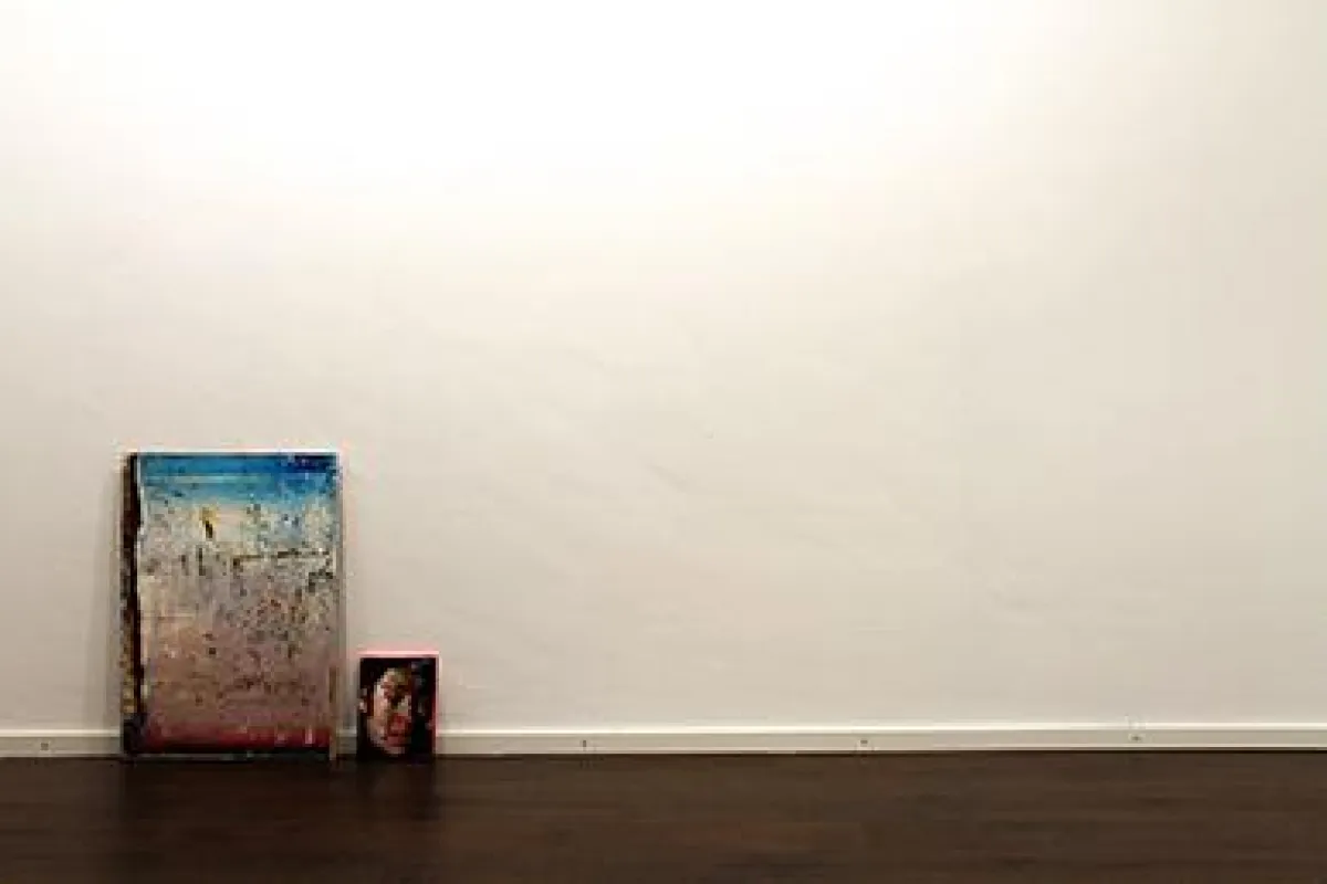 Links: Rayk Goetze, Plan B, 2016 / Rechts: Rayk Goetze, Portrait Nr. 34, 2014