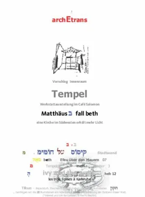 Tempel-Projekt von H.R. Hiegel auf Titelblatt Werkheft12 Bild: Tempel-Projekt von H.R. Hiegel auf Titelblatt Werkheft12