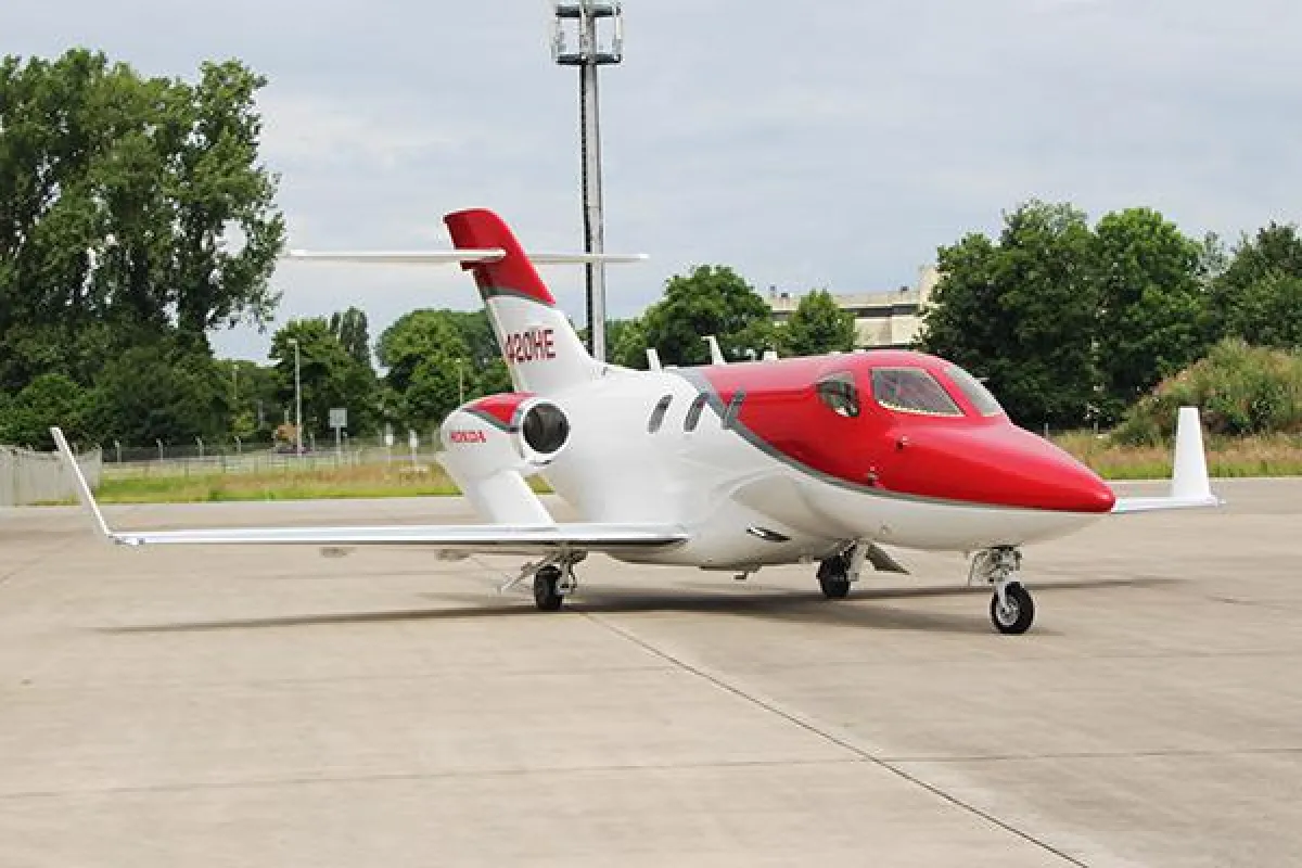 Der erste HondaJet in Europa. Foto und Copyright: Rheinland Air Service