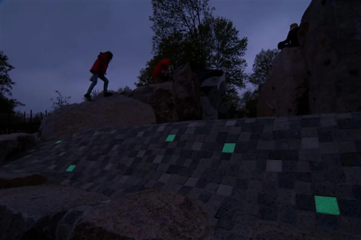 NighTec Pflasterstein auf dem BuGa Gelände Koblenz