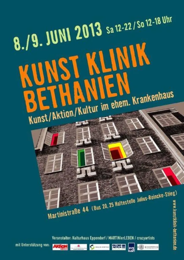 Plakat Kunstklinik, Layout Walther Hundt