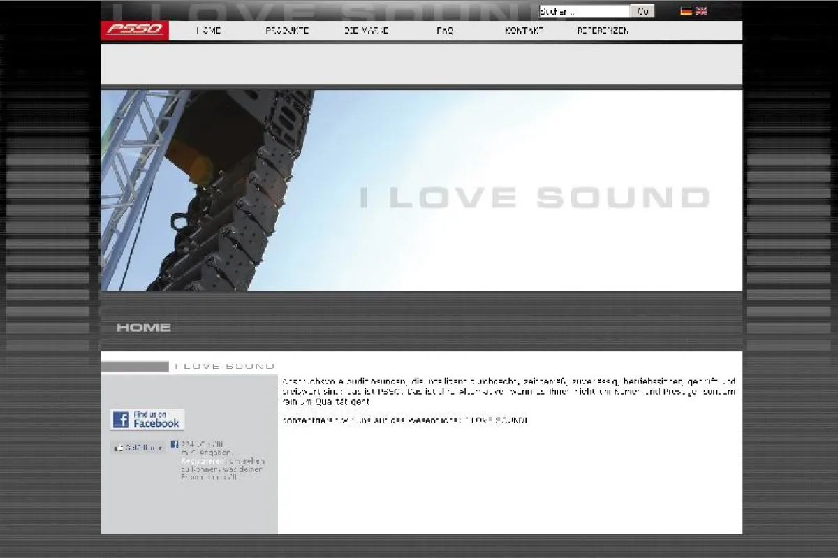 Die neue Homepage von PSSO