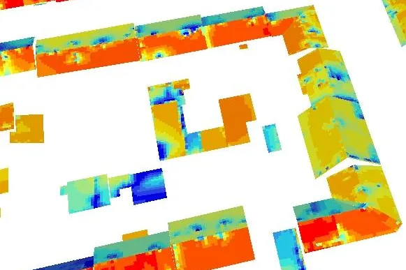 Bild: Solarpotenzialkataster aus Luftbildern mit tridicon SOLAR