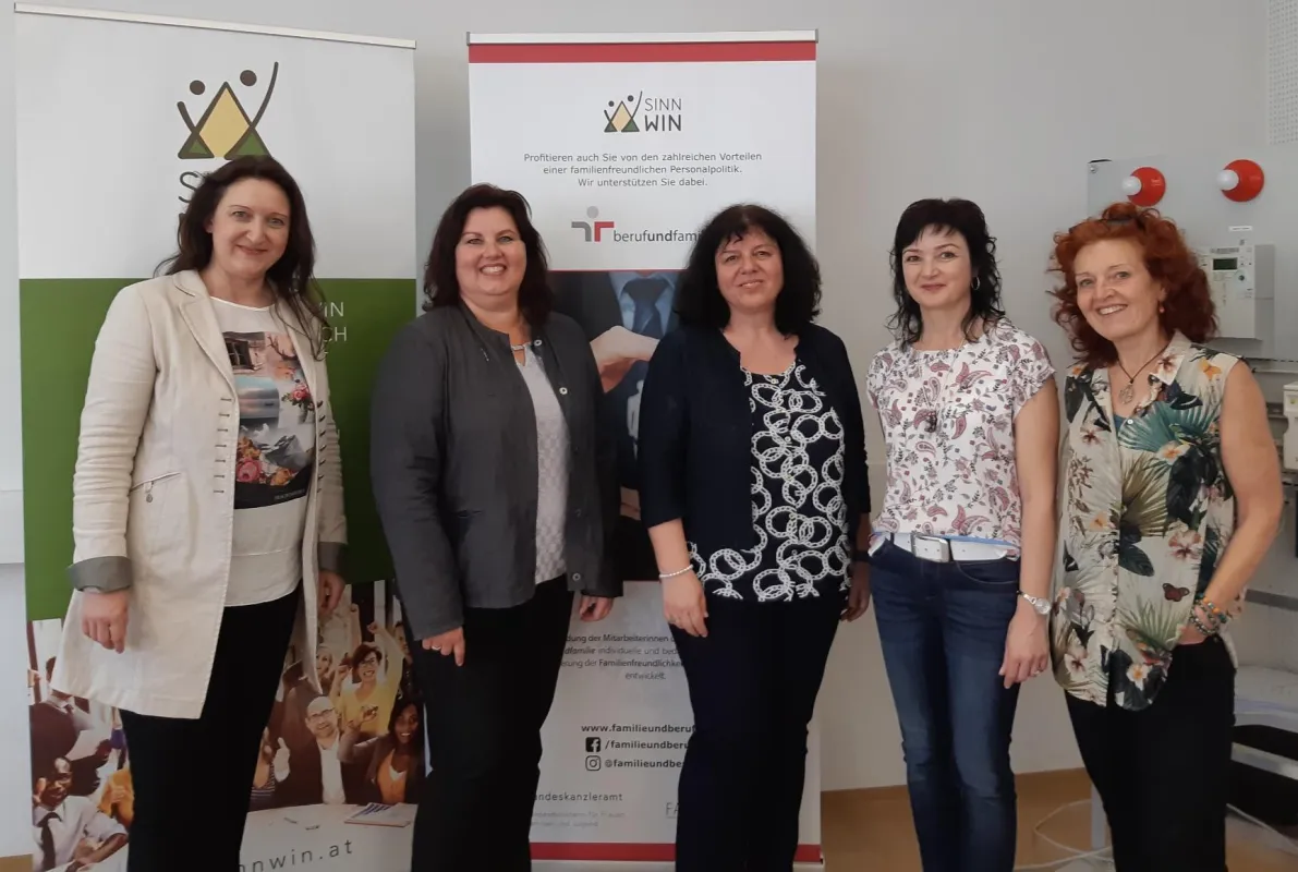 Ingrid Seidl (E-Werk), Mag.a Claudia Schenner-Klivinyi (SinnWin), Waltraud Freigassner (Kendrion)