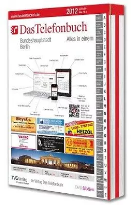Spiegel der Entwicklung: Das Telefonbuch für Berlin 2012 Bild: Spiegel der Entwicklung: Das Telefonbuch für Berlin 2012