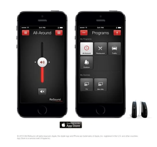 Bild: Hörsystem mit App gleich zweifach für Preis der Mobile-Branche nominiert