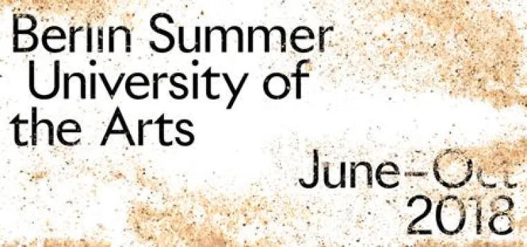 Bild: Berlin Summer University of the Arts 2018