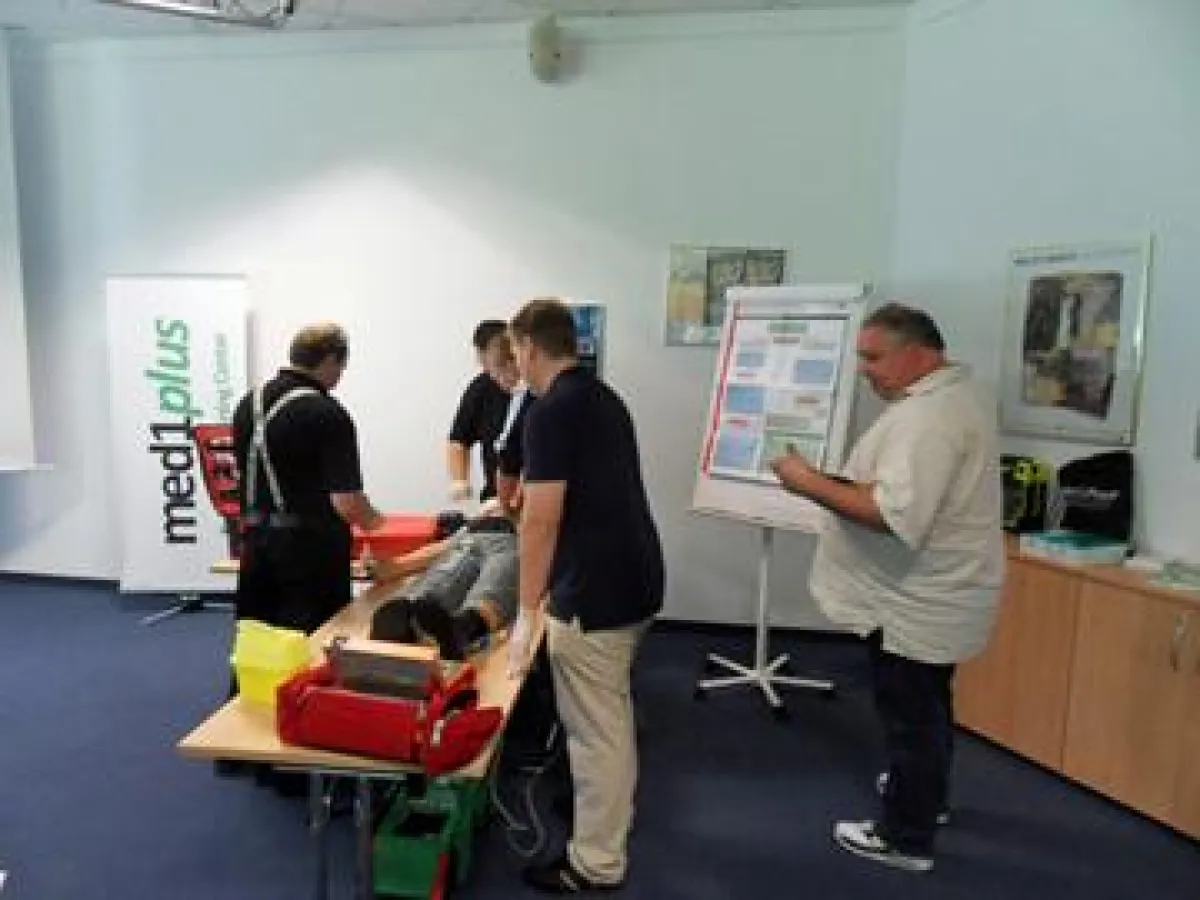 AHA ACLS Team bei der Arbeit