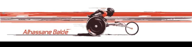 Fabian Ewert Design ist neuer Sponsor von Rennrollstuhlsportler Alhassane Baldé Bild: Fabian Ewert Design ist neuer Sponsor von Rennrollstuhlsportler Alhassane Baldé