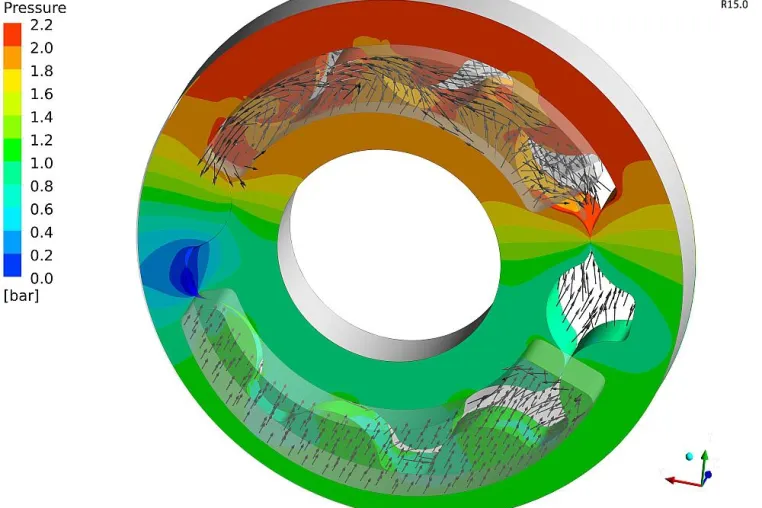 TwinMesh 2015 - neues Release erlaubt zuverlässige CFD-Analysen für rotierende Verdrängermaschinen Bild: TwinMesh 2015 - neues Release erlaubt zuverlässige CFD-Analysen für rotierende Verdrängermaschinen