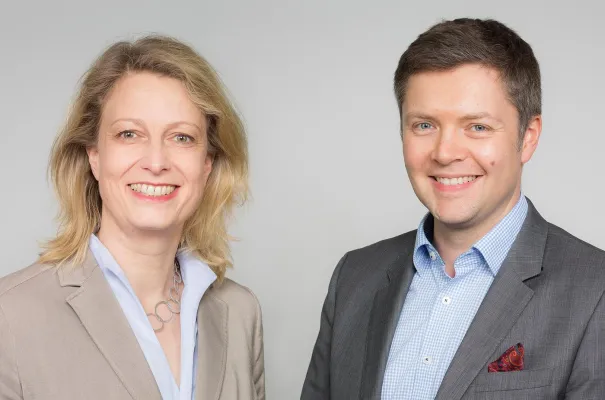 Bild: Doppelspitze in der Geschäftsführung der SRH Fachschulen GmbH