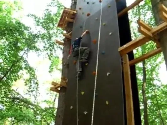 Bild: 1. Wettbewerb im Kletterwald Blankenburg / Harz