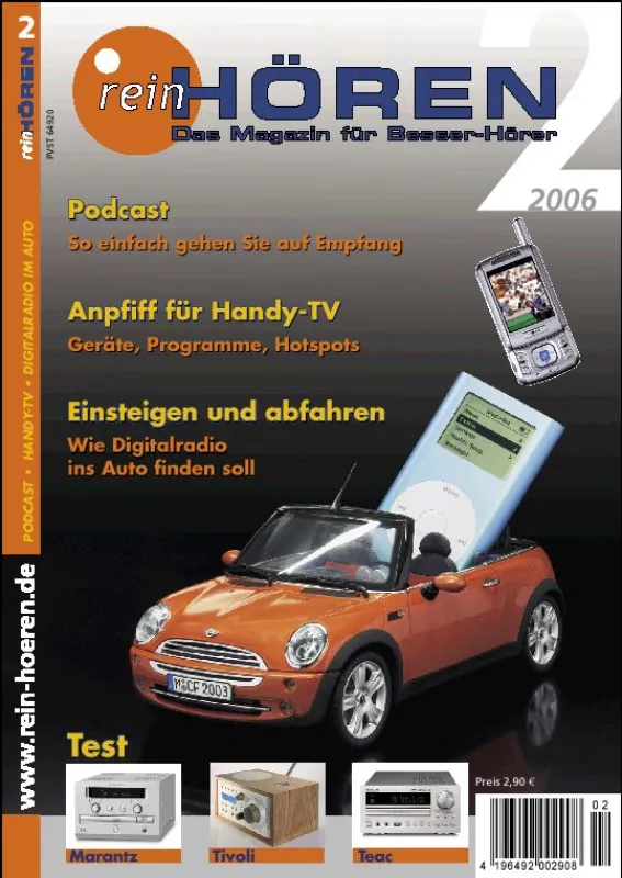 Frisch & aktuell: reinHÖREN 2/06 ab 4.4. am Kiosk