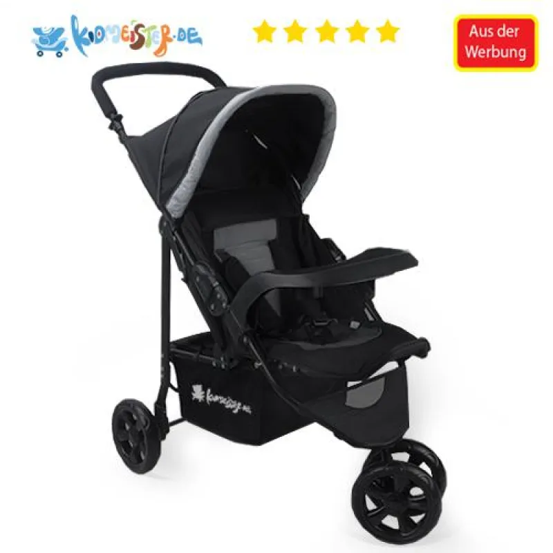 3-Rad Buggy in schwarz