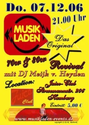 Bild: Der MUSIKLADEN ist am 07.12.2006 im "Juice Club" in Hamburg