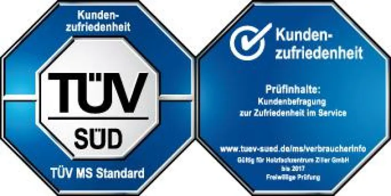 Bild: Ausgezeichneter Kundenservice: Holz Ziller erhält TÜV Zertifikat
