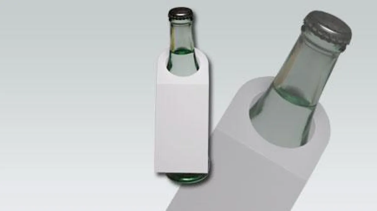 Flaschenhänger drucken leicht gemacht