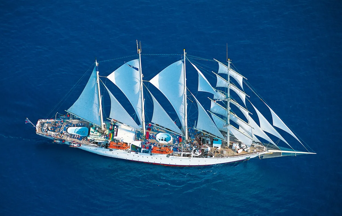 Segel-Kreuzfahrtschiff Star Clipper (© Star Clippers)