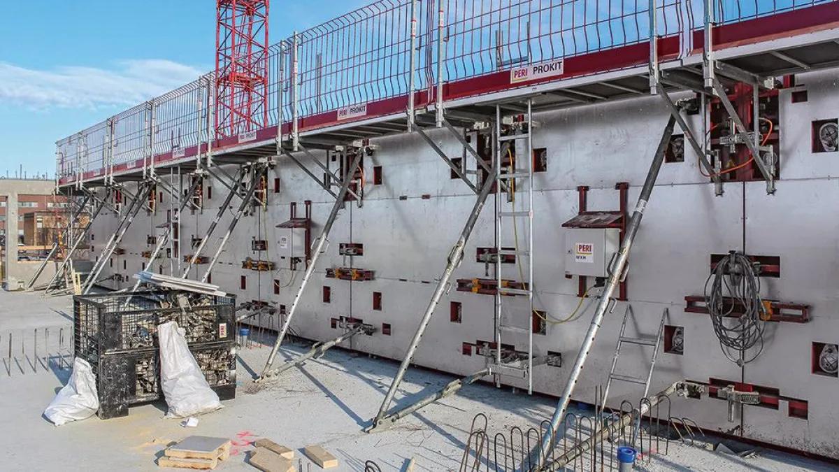 Mit dem Heizelement bietet MAXIMO die passende Lösung zum Betonieren bei niedrigen Temperaturen.